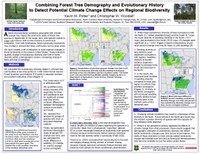 Combining Forest Tree Demography and Evolutionary History to Detect Potential Climate Change Effects on Regional Biodiversity