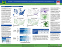 Sensitivity of forest fragmentation estimates to forest cover mapping approaches in the conterminous U.S.